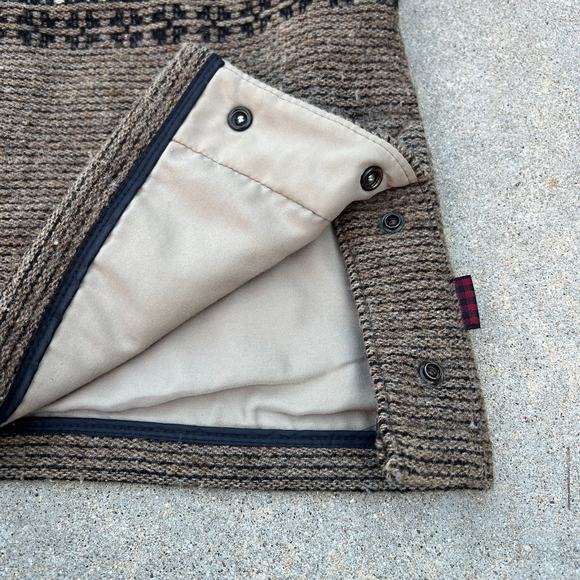 Woolrich Snowflake Fair Isle Wool Blend Jacket Sz M - Picture 7 of 16